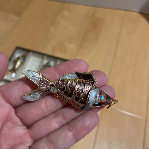 New cloisonné fishes - Picture 3 of 4
